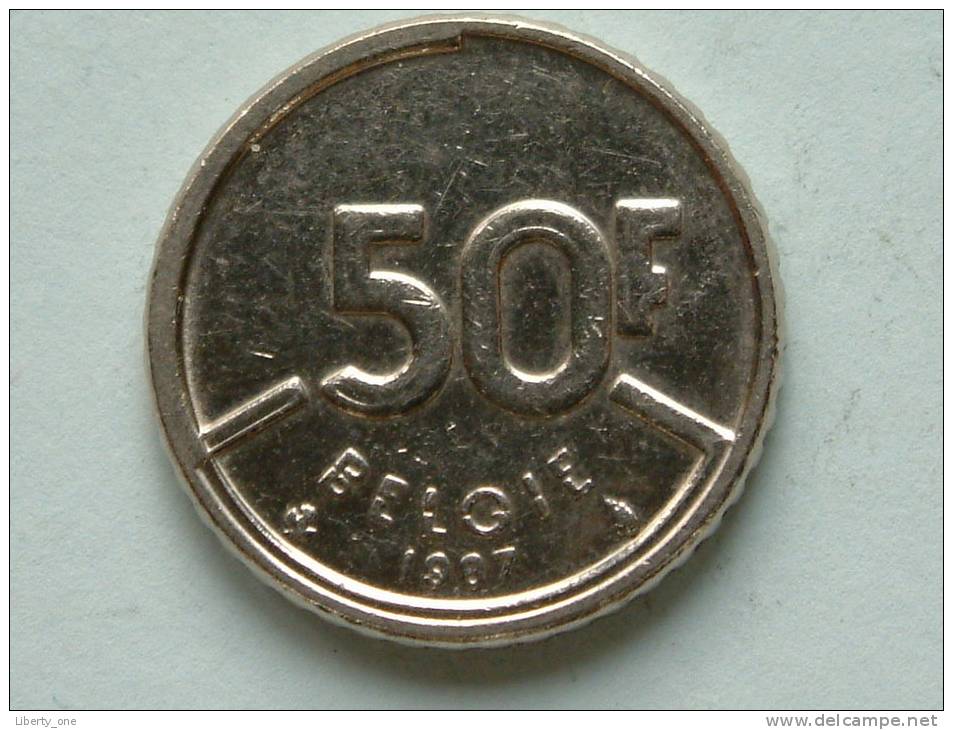 1987 VL - 50 Franc / Morin 821 ( Uncleaned - For Grade, Please See Photo ) ! - 50 Frank