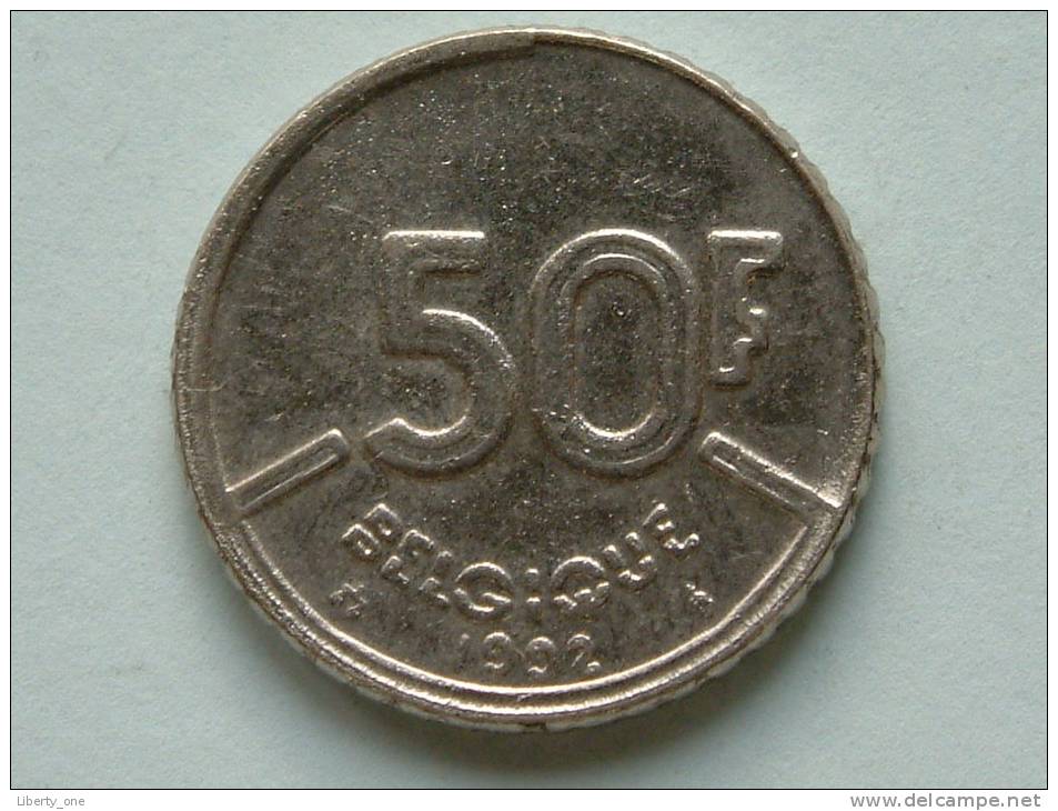 1992 FR - 50 Franc / Morin 830 ( Uncleaned - For Grade, Please See Photo ) ! - 50 Francs
