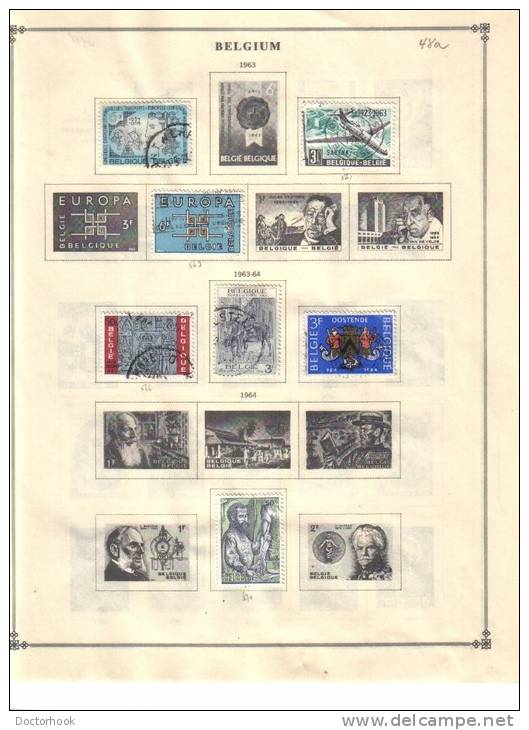 BELGIUM    Collection Of  Mounted Mint And Used As Per Scan. ( 4 SCANS) - Sammlungen