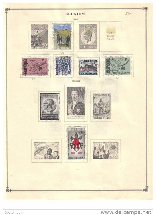 BELGIUM    Collection Of  Mounted Mint And Used As Per Scan. ( 4 SCANS) - Sammlungen