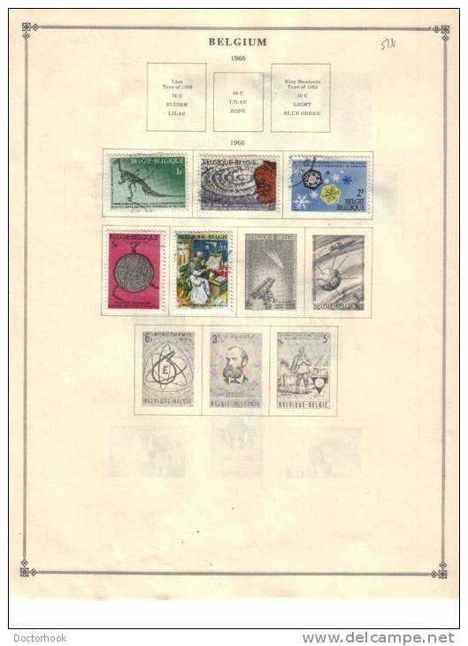 BELGIUM    Collection Of  Mounted Mint And Used As Per Scan. ( 4 SCANS) - Collections