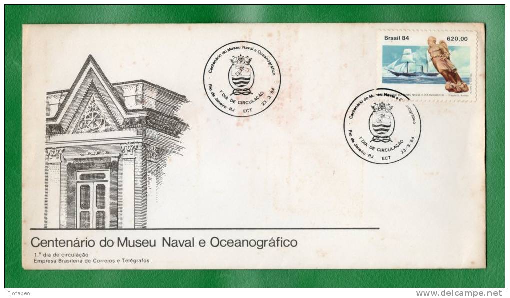 133- BRASIL-1967-1984 -FDC-  Marcas De Barcos-Sobre  Circulado Y Tarjetas Filatélicas - FDC