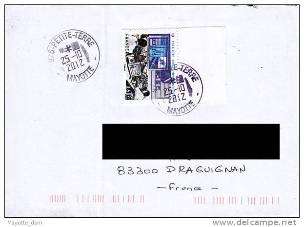 MAYOTTE 2012 Lettre CNES Espace Space - Other & Unclassified