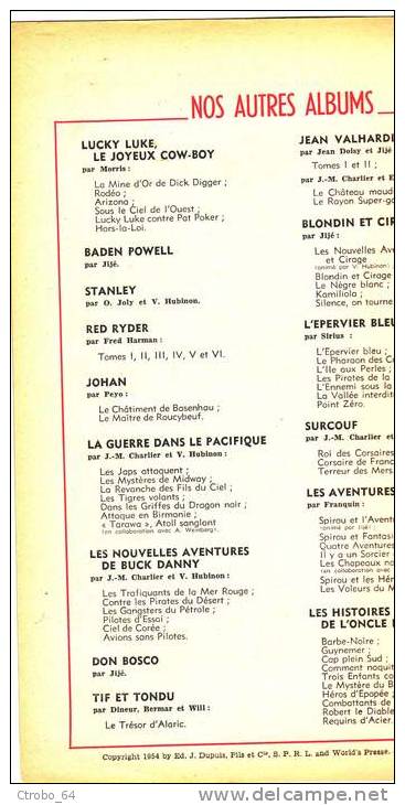 Buck Danny - 13 - Un Avion N'est Pas Rentré 1954 Dupuis édition Originale Belge - Buck Danny