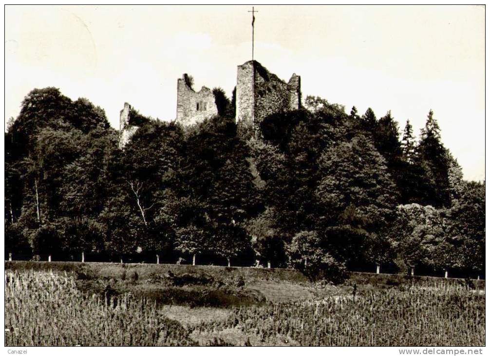 AK Badenweiler, Schloßruine, Gel - Badenweiler