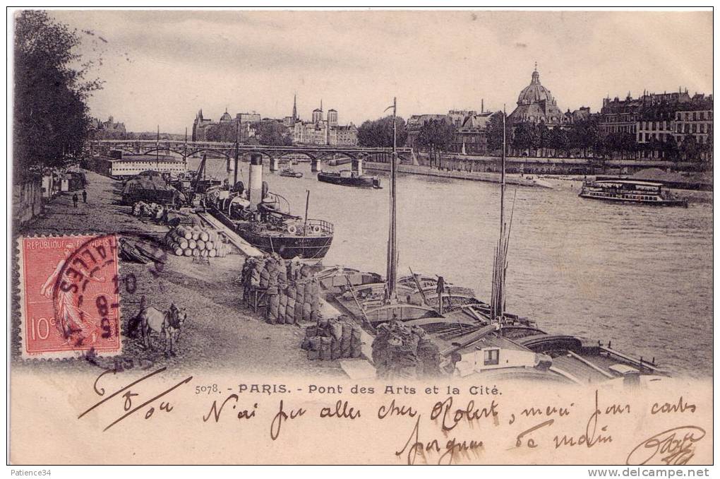 Département 75: PARIS - Pont Des Arts Et La Cité - Ponts