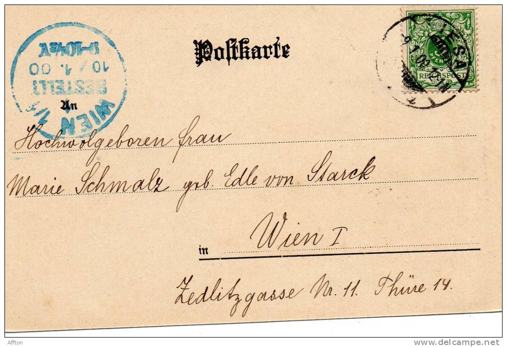 Riesa 1900 Postcard - Riesa