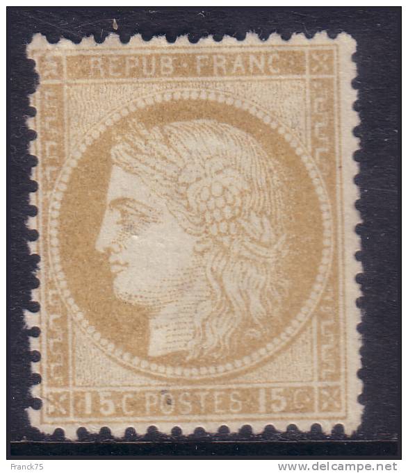 15c Cérès Gros Chiffres Neuf (*) à -20€ ! !(Y&T N° 55 , Cote +€) - 1871-1875 Cérès