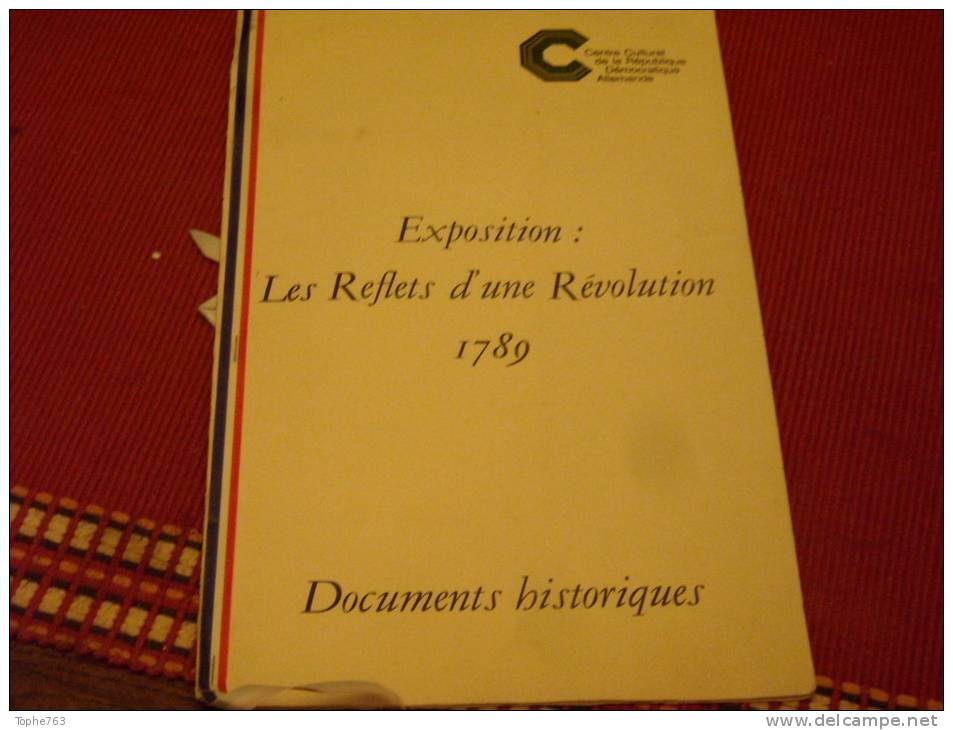 1989 : Fac Similé De Documents De La Revolution Française Par Le Centre Culturel De La RDA - Historical Documents