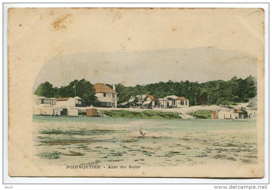 V2/ 85 - Noirmoutier : Anse Des Bains (carte Précurseur) - Noirmoutier