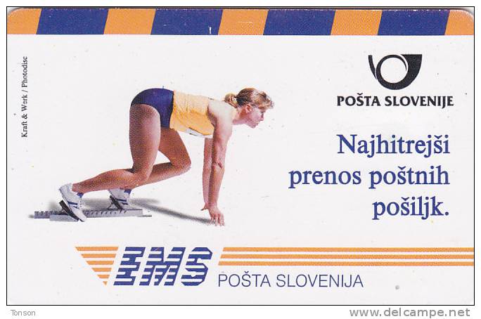 Slovenia, 099, Jadrnica Zvezda / Jadrnice Laser / Ems (Pošta Slovenije),  2 Scans.  Scratches - Slovenia