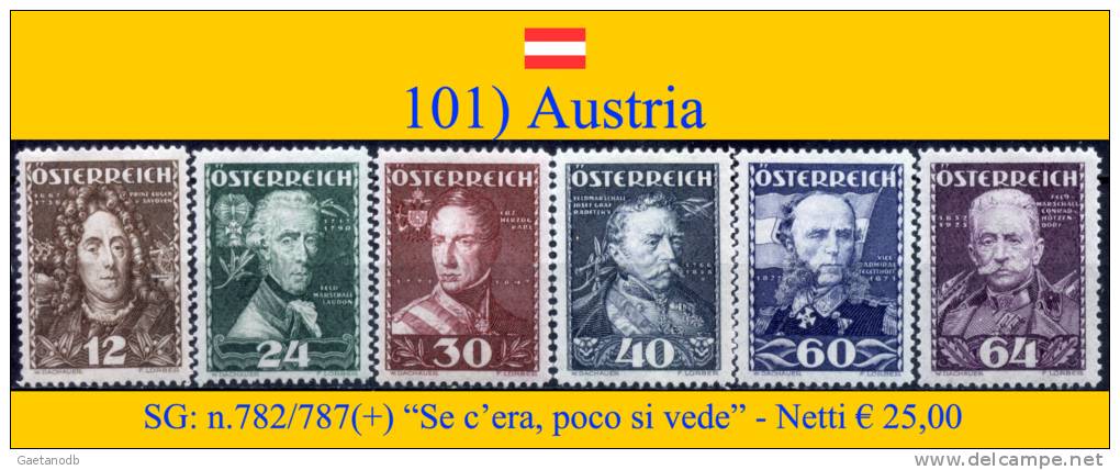 Austria-101 - Ongebruikt