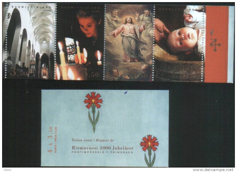 Finlandia Finland 2000 Booklet Carnet  Jubilee Year - Anno Santo  1493/6  4v    ** MNH - Unused Stamps