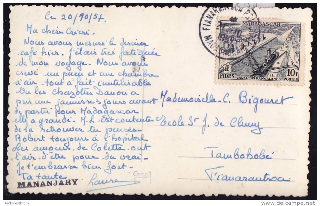 Madagascar - Mananjary - Immeuble De La Société Industrielle Et Commerciale : Vers 1957 (-457) - Madagascar