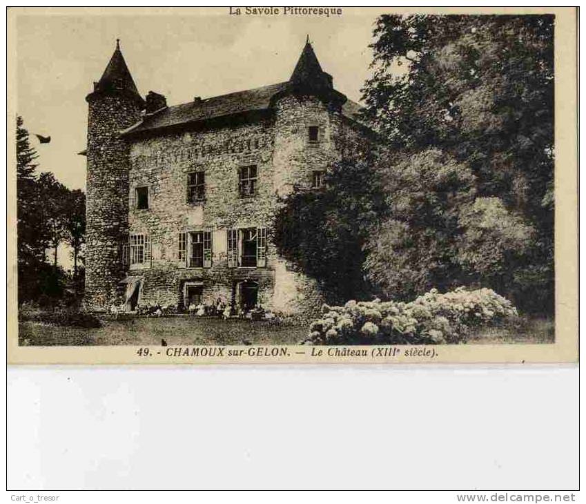 CPA 73 CHAMOUX SUR GELON LE CHATEAU - Chamoux Sur Gelon