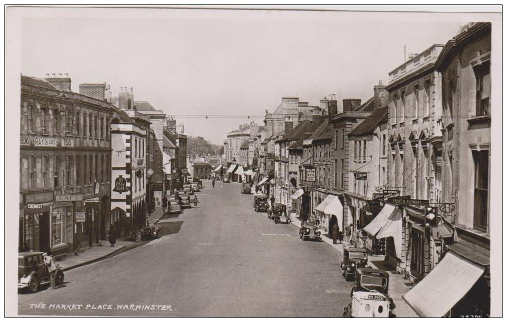 Warminster - The Market Place.  Unused Card. - Other & Unclassified