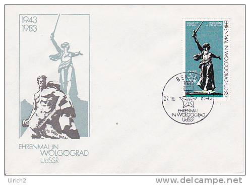 DDR Mi.-Nr. 2830 Sonderstempel Wolgograd - Briefe U. Dokumente