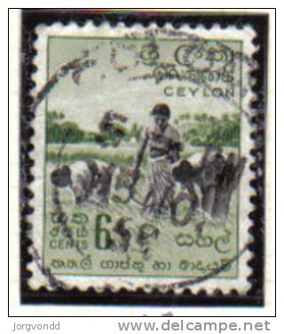 Ceylon-1958-Freimarke (298) Gest.° - Ceylon (...-1947)