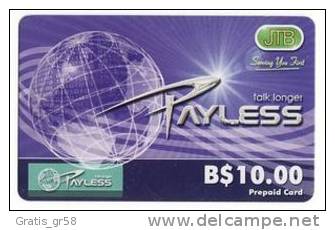 Brunei - Talk Longer, Payless 5 B$ & 10 B$ , Remote Memory, Exp Date 2004/ 2005, Used - Brunei