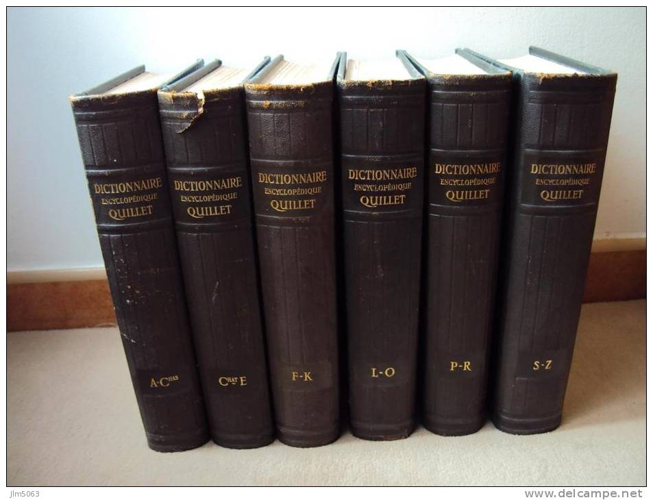 DICTIONNAIRE ENCYCLOPEDIQUE QUILLET 6 Tomes - Encyclopaedia