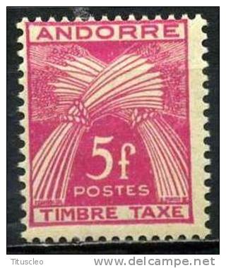 ANDORRE FRANCAIS T29** 5f Rose-lilas - Unused Stamps