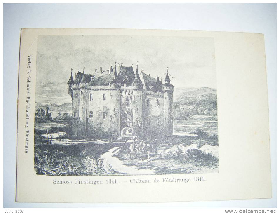 Chateau De Fénétrange Schloss Finstingen 1911 - Fénétrange