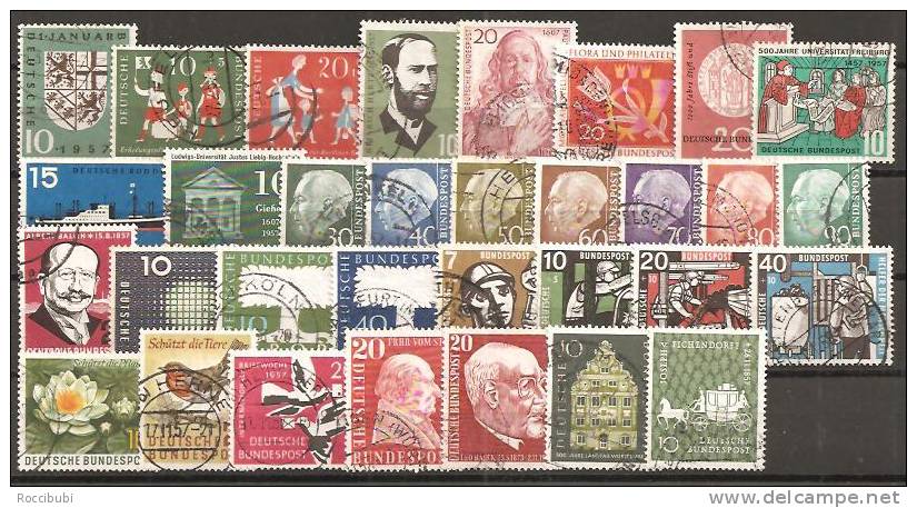 BRD 1957 O - MICHELWERT LOT - 51,30 EURO (100) - Collections