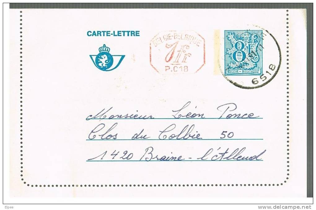Carte-lettre 47 F M1 P018, Oblitérée - Postbladen