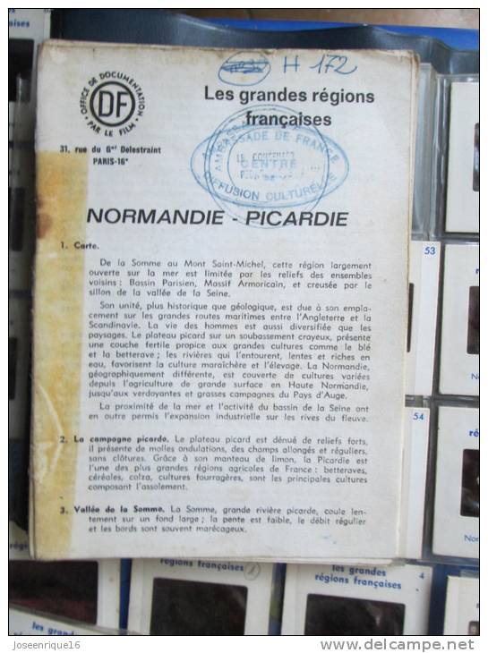 LES GRANDES Régions Françaises, NORMANDIE - PICARDIE  68 DIAPOSITIVAS, SLIDES - Picardie