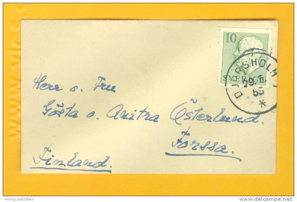 Sweden: Sverige 1955 - Briefe U. Dokumente