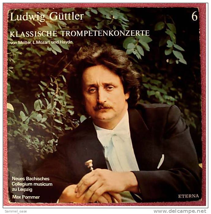 LP ,  Ludwig Güttler - Klassische Trompetenkonzerte Von Molter, L. Mozart Und Haydn -  Von Eterna 8 27 656  - Von 1983 - Instrumental