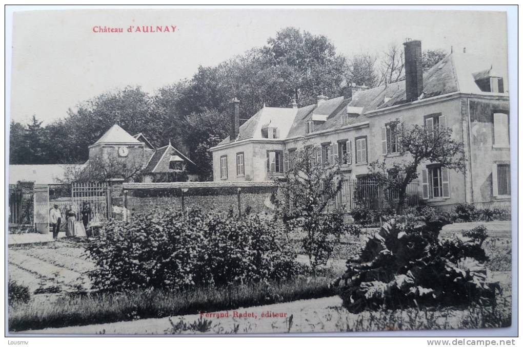 51 : Chateau D'Aulnay à Aulnay-aux-Planches - Animée - Domaine De Mme De La Grandville & Comte De Saint-Genis Romécourt - Altri & Non Classificati