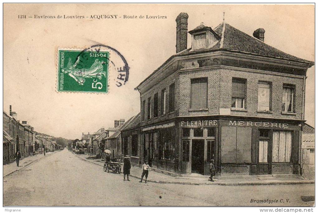 Route De LOUVIERS Mercerie F. LEMAITRE Sup! - Acquigny