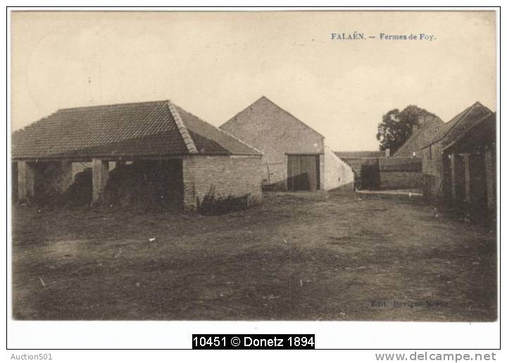 10451g FERMES De FOY - Falaën - 1921 - Onhaye