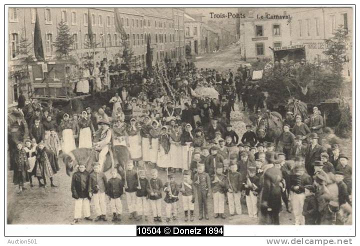 10504g CARNAVAL - CORTEGE - Trois-Ponts - Trois-Ponts