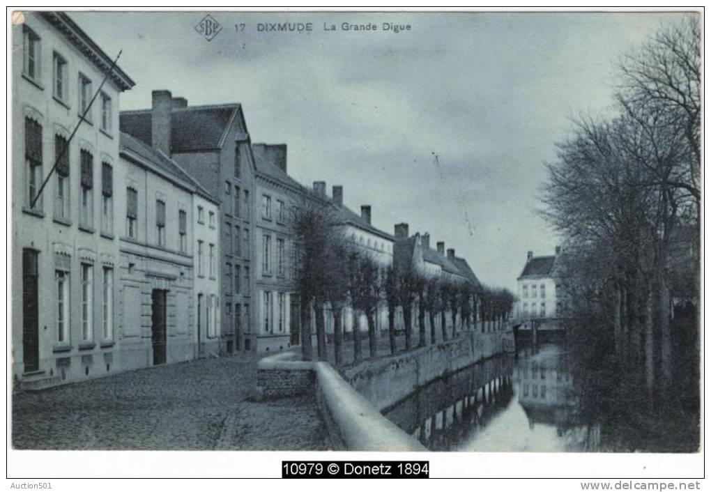 10979g GRANDE DIGUE - Dixmude - 1909 - S.B.P. 17 - Diksmuide