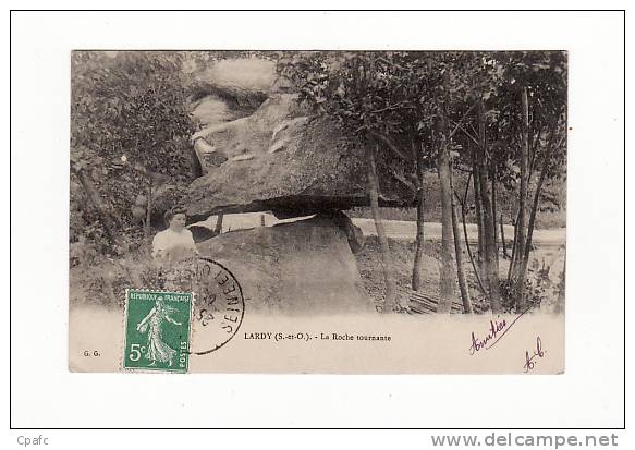 Carte 1909 LARDY / LA ROCHE TOURNANTE - Lardy