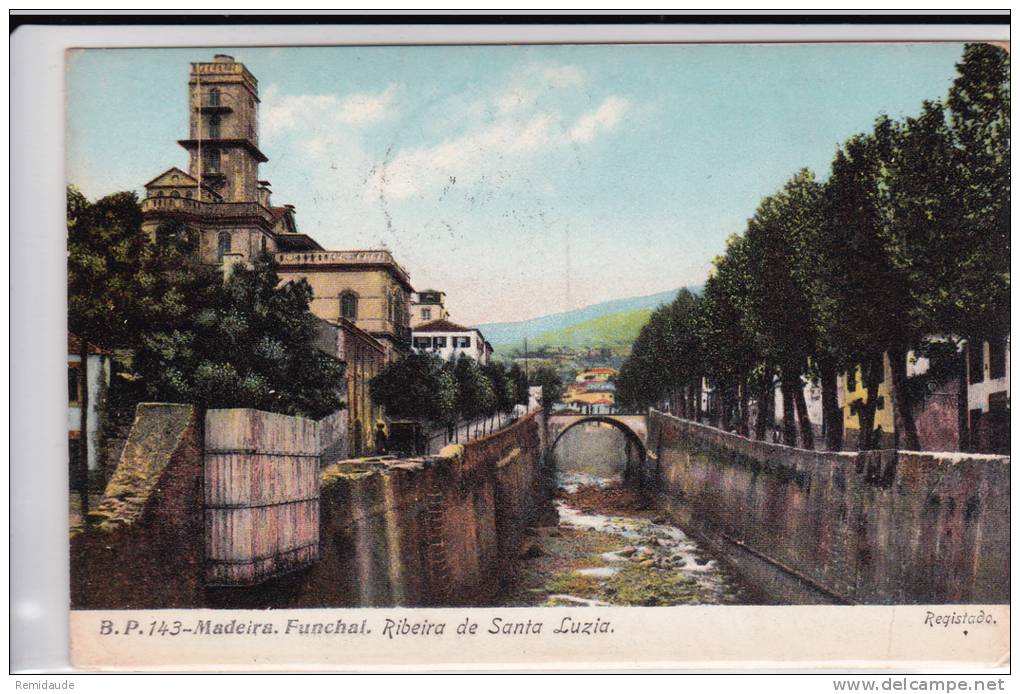 MADEIRA - 1908 - CARTE POSTALE De FUNCHAL Pour GODESBERG (GERMANY) - Funchal