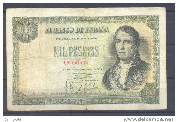 EDIFIL D59.- 1000 PTAS 4 DE NOVIEMBRE DE 1949.- - 1000 Pesetas