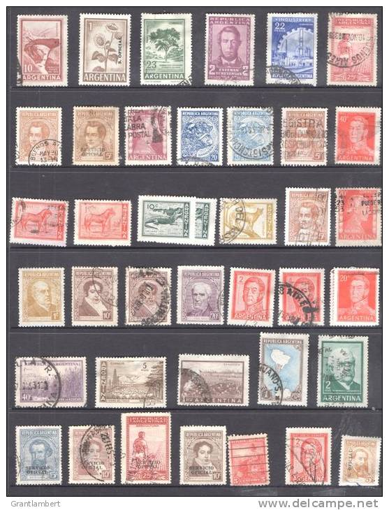 Argentina - Selection 1930s-1960s Used - Colecciones & Series