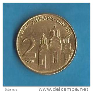 2009  X  UNC SRBIJA SERBIA 2 DINARA  MONETA  UNC - Serbia