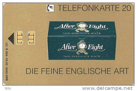 Germany - K804 - 03.1992 - Chocolate - After Eight - 4.000ex - K-Series: Kundenserie