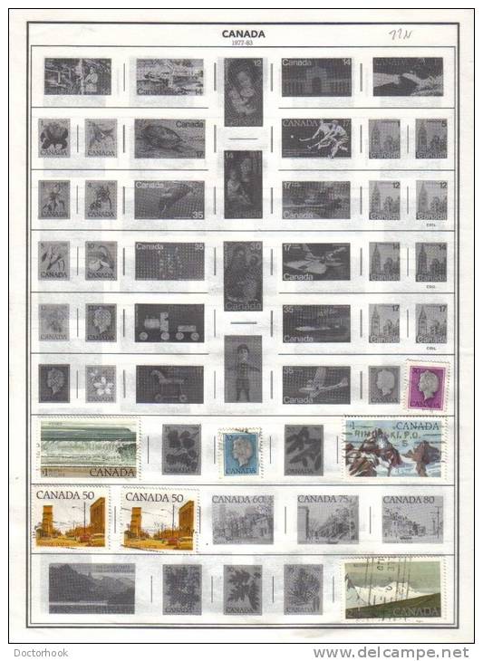 CANADA    Collection Of  Mounted Mint And Used As Per Scan. ( 6 SCANS) - Collections