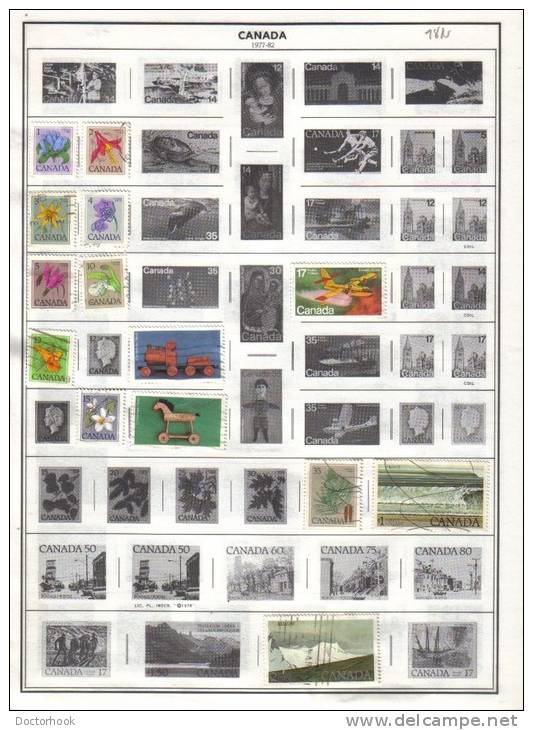 CANADA    Collection Of  Mounted Mint And Used As Per Scan. ( 6 SCANS) - Verzamelingen