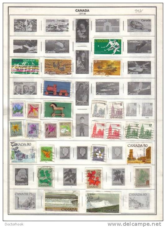 CANADA    Collection Of  Mounted Mint And Used As Per Scan. ( 6 SCANS) - Colecciones