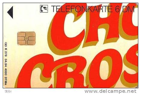 Germany - K278- 04.1994 - Chocolate - Nestlé Choco Crossier - 4.000ex - K-Series: Kundenserie