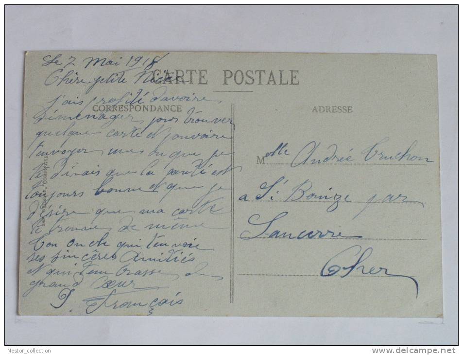 60  Compiègne Coin Du Château Vu Du Parc -  Correspondance De 1918 - Compiegne