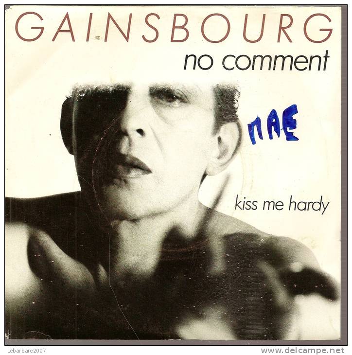 45 Tours SP - SERGE GAINSBOURG - PHILIPS 880620 - " NO COMMENT " + 1 - Autres - Musique Française