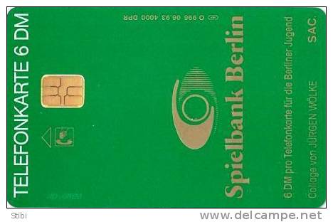 Germany - O 996 - 06.1993 - Spielbank Berlin - 4.000ex. - O-Series : Series Clientes Excluidos Servicio De Colección