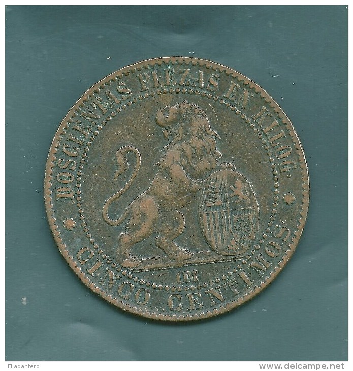 GOBIERNO PROVISIONAL  1870  5  CENTIMOS    NL077 - Münzen Der Provinzen